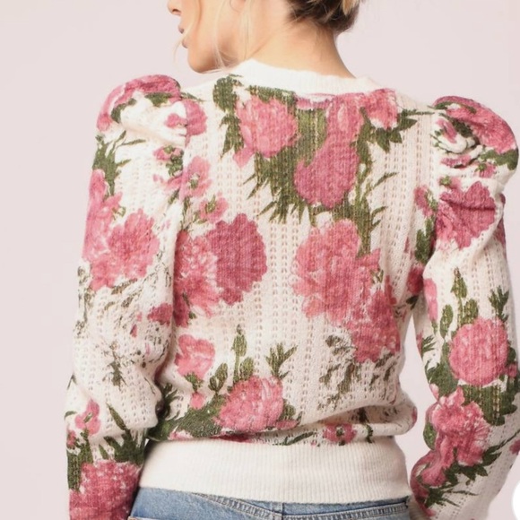 NWT Another Love Floral Sweater - Picture 7 of 8
